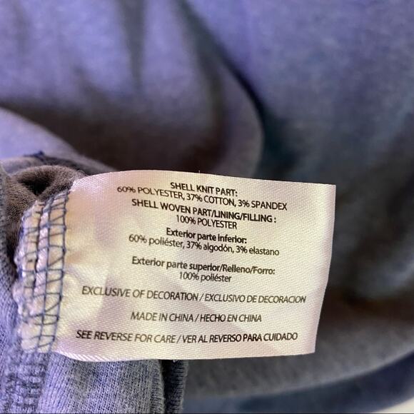 Eddie Bauer Blue 1/4 Zip Pullover Sweatshirt Size Large - Picture 6 of 6